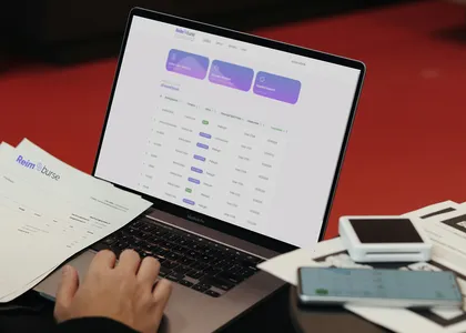 Reimbursement platform workflow interface