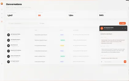 Specly conversation management interface
